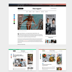 Davenport Blog and Magazine WordPress Theme