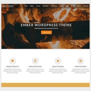 Ember - Responsive WordPress Blog Theme