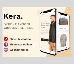 Kera Fashion Elementor WooCommerce Theme