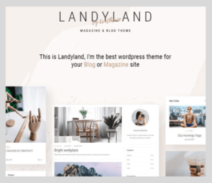 Landyland - Clean Blog Theme Blog Magazine