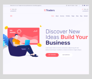 Traders - Digital Marketing & Agency WordPress Theme