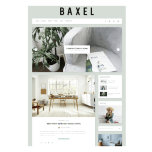 Baxel Minimal Blog Theme for WordPress